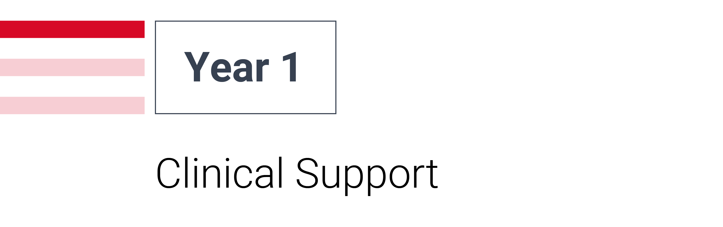 YEAR ONE Medical Device Graduate Programme